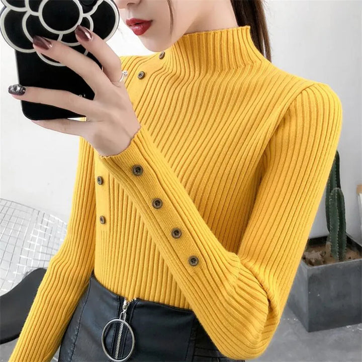 2023 Women's Slim Knitted Sweater - Soft & Elastic