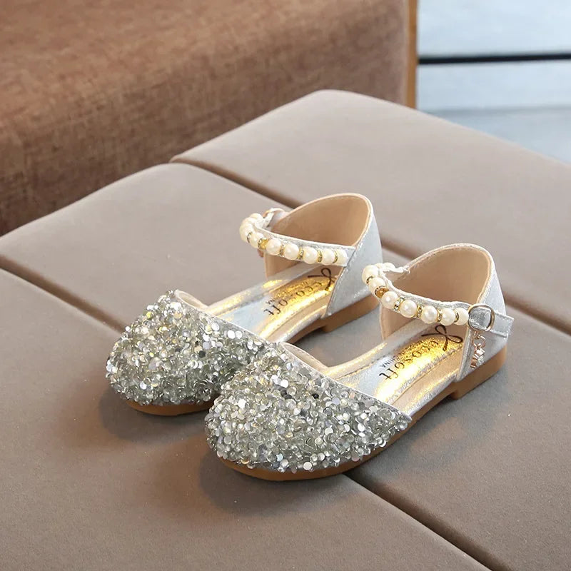 Sparkle and Shine with Gold Princess Sandals - Perfect for Summer Weddings and Special Occasions!