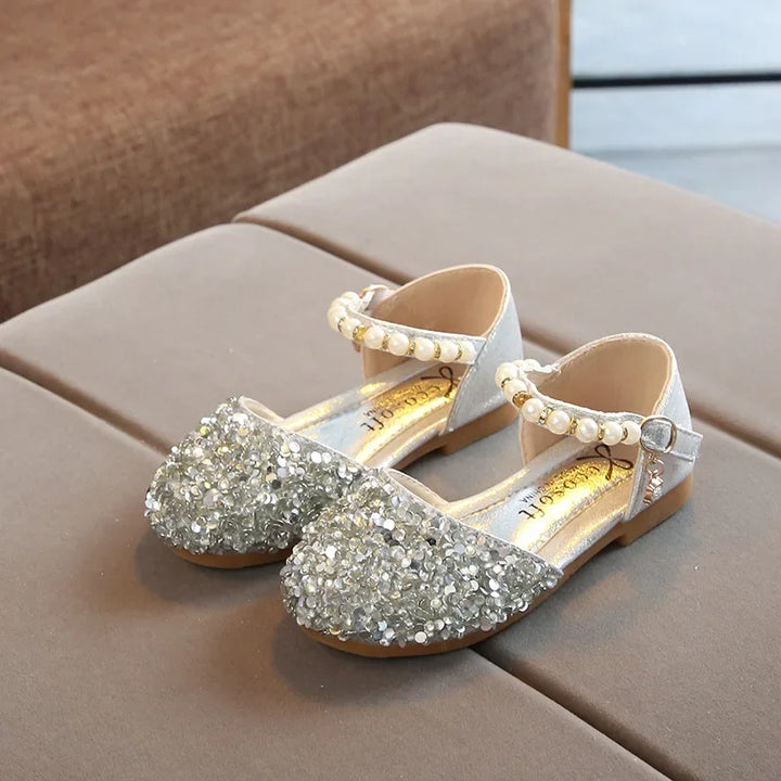 Sparkle and Shine with Gold Princess Sandals - Perfect for Summer Weddings and Special Occasions!