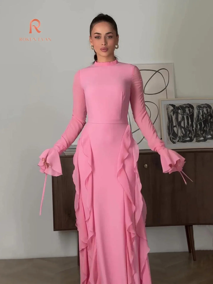 Ruffled Patchwork Palace Dress