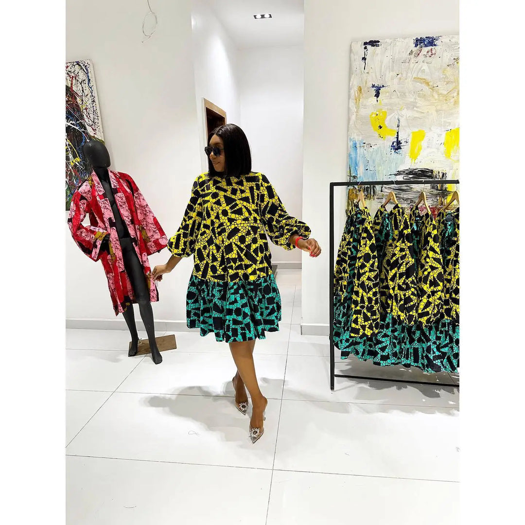 Stylish Printed Dress with Free Shipping and Easy Returns - Shop Now!