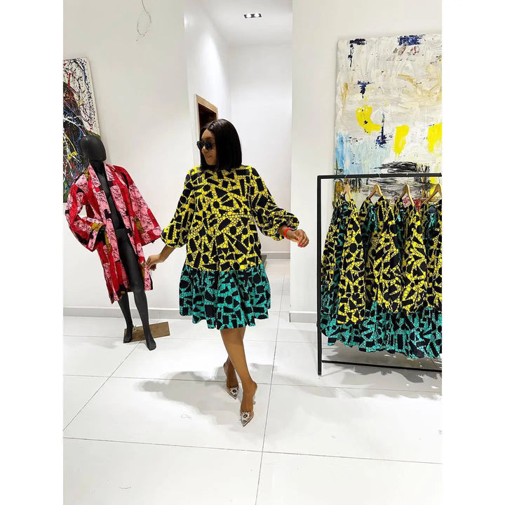 Stylish Printed Dress with Free Shipping and Easy Returns - Shop Now!