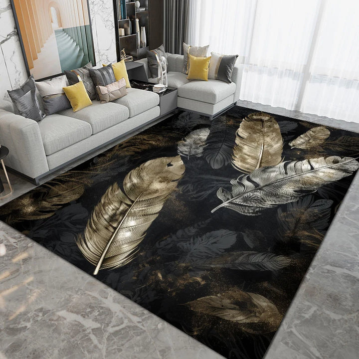 3D Modern Living Room Carpet Luxury Decoration Big Size Area Rugs for Bedroom Bedside Rug Home Decor Non Slip Floor Mat Washable