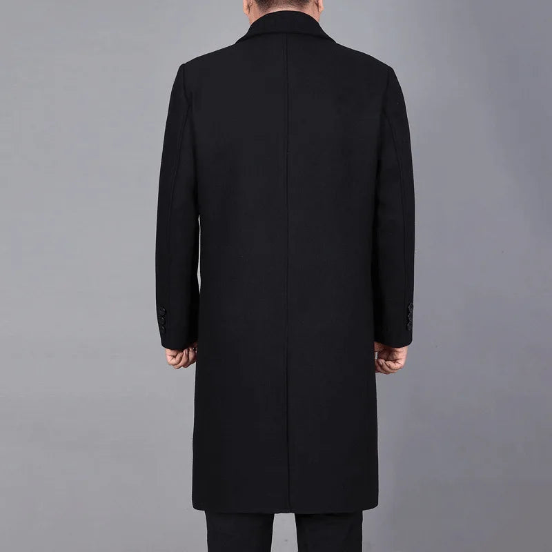 Men's Winter Wool Coat - Thicker, Casual, & Stylish | Plus Sizes Available!
