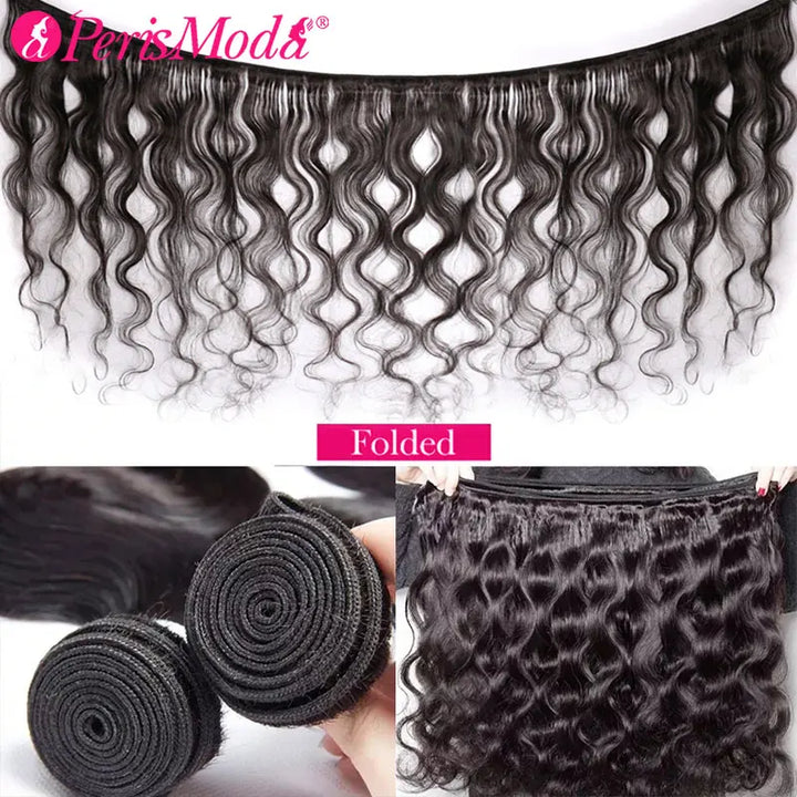 PerisModa Body Wave Human Hair Bundles - 30\" Virgin Hair