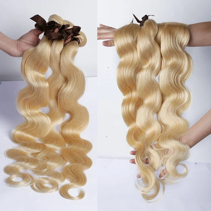 MELODIE Honey Blonde Body Wave Hair Bundles