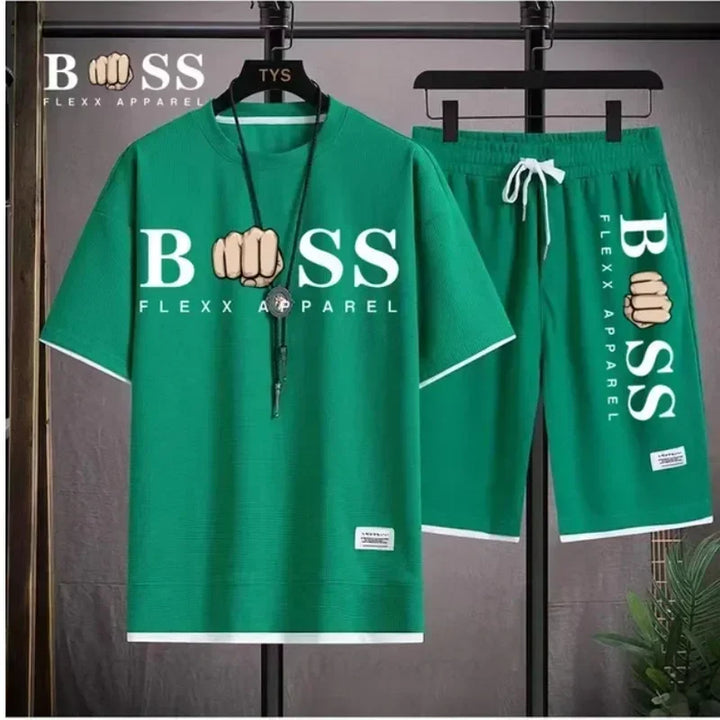 Summer 2024 Men's Casual T-shirt and Shorts Set