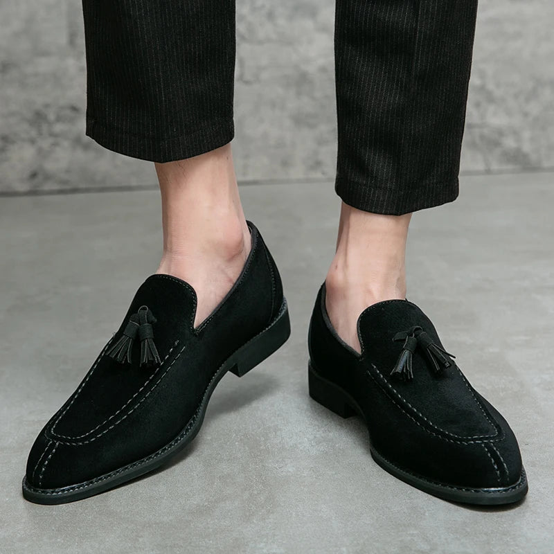 Vintage Suede Men's Loafers