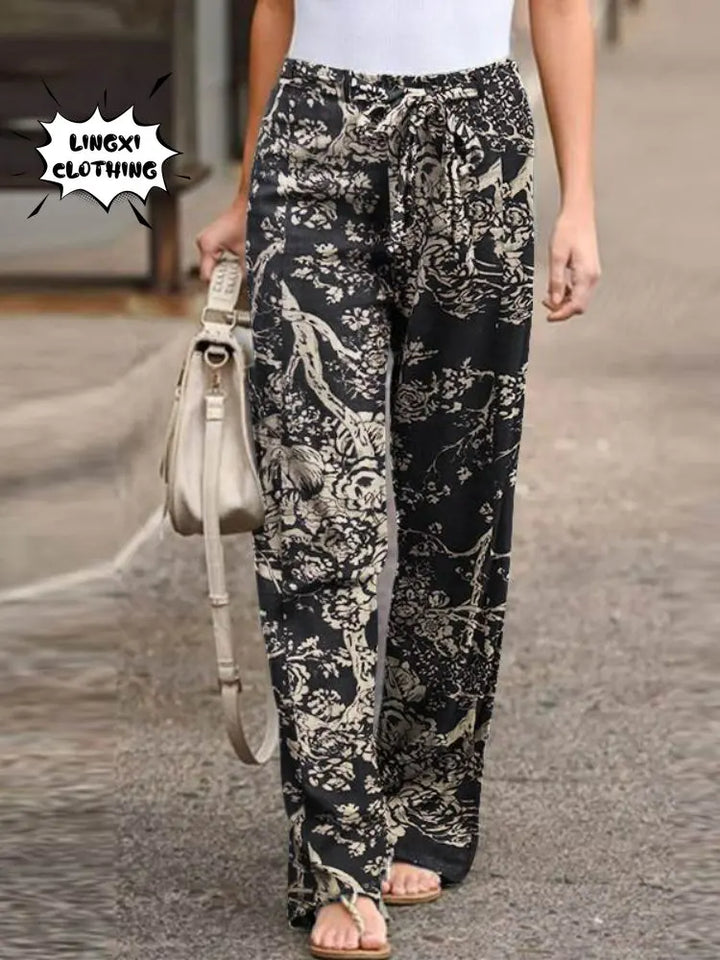 Summer Fashion Wide Leg Pants - Comfortable & Stylish!