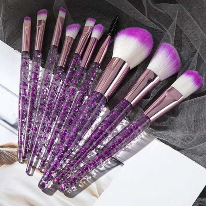 Upgrade Your Makeup Game with Our 10PCS Professional Brush Set - Perfect for Any Occasion!