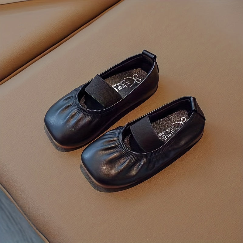 JIAGEYA Trendy Slip On Low Top Loafer Shoes For Girls, Lightweight Comfortable Non Slip Flat Shoes For Indoor Outdoor, All Seasons