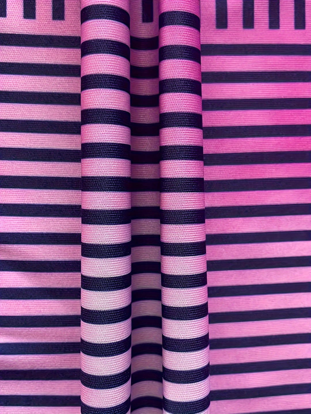 Unleash Your Style: Plus Size Colorful Stripe Print Two-Piece Set for Women