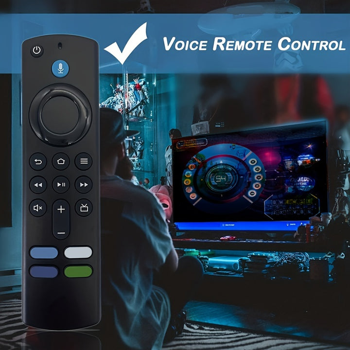 L5B83G Voice Remote Compatible With Flre TV (3rd Gen, Pendant Design), For TV Stick (2nd Gen,3r Gen,4K,4K Max), For TV Stick Lite, For TV Cube Remote (1st And 2nd Gen)