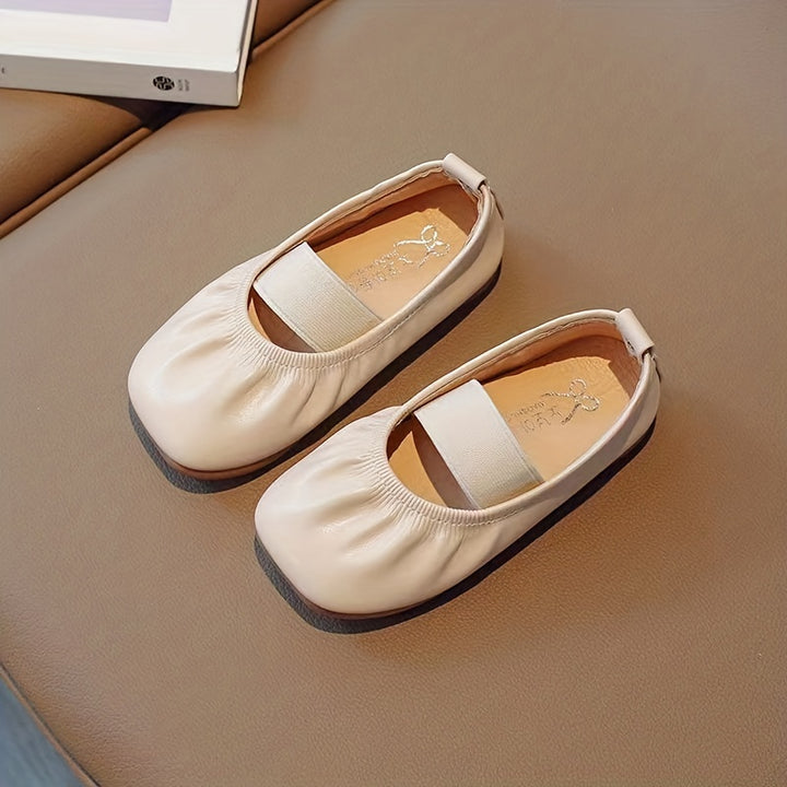 JIAGEYA Trendy Slip On Low Top Loafer Shoes For Girls, Lightweight Comfortable Non Slip Flat Shoes For Indoor Outdoor, All Seasons