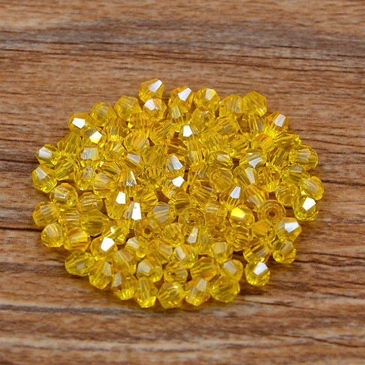 300pcs(About 0.78oz)/540pcs(About 1.34oz) Exquisite 4mm Bicone Loose Crystal Beads For Jewelry Making Accessories(3/3)