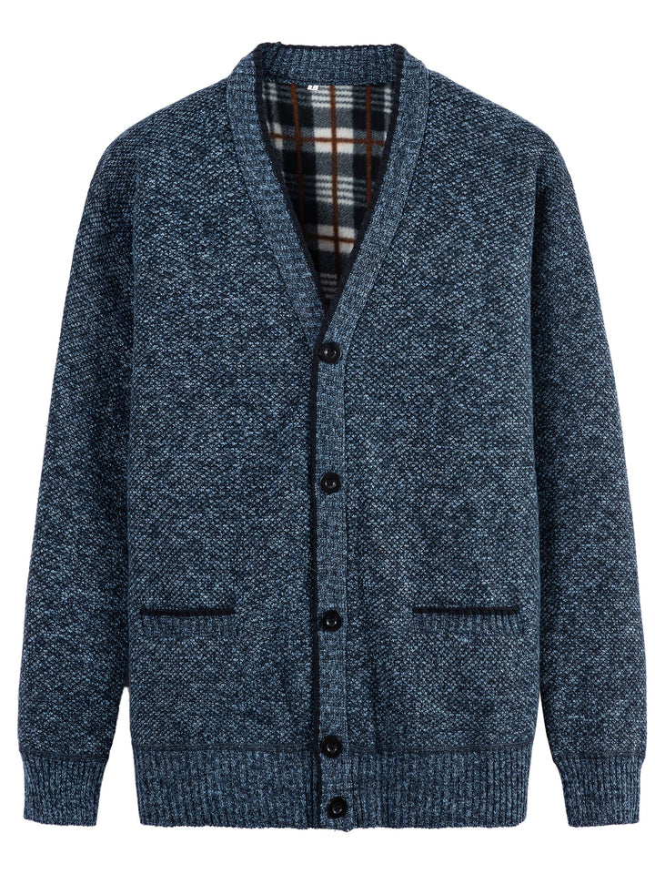 Men's V-neck Cardigan Casual Knit Jacket For Fall Winter Men Clothes Best Sellers