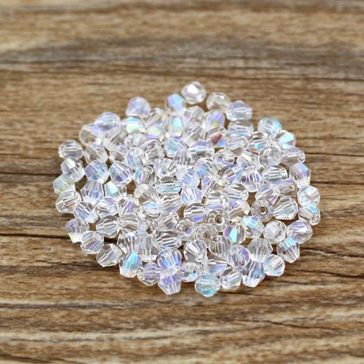 300pcs(About 0.78oz)/540pcs(About 1.34oz) Exquisite 4mm Bicone Loose Crystal Beads For Jewelry Making Accessories(3/3)