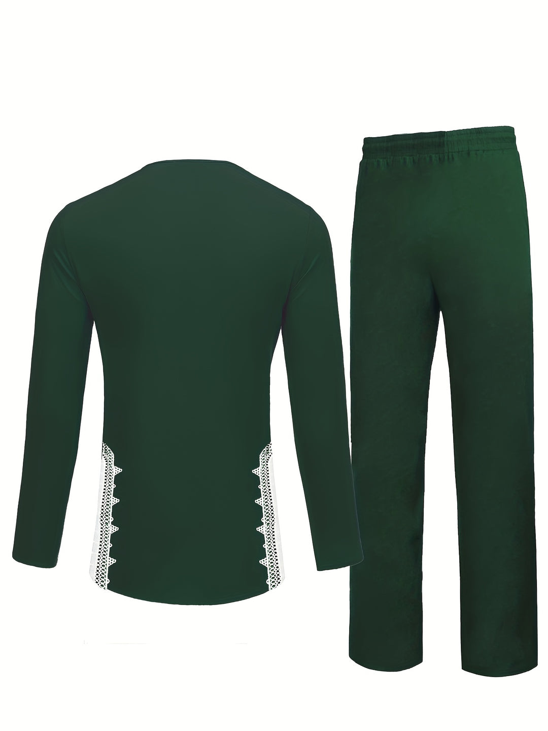 Men’s Two-piece Suits, Long Sleeve Tops & Pants Set, Formal Party African Men Dashiki Suit Shirt Pants Set Traditional Clothes Formal Dress