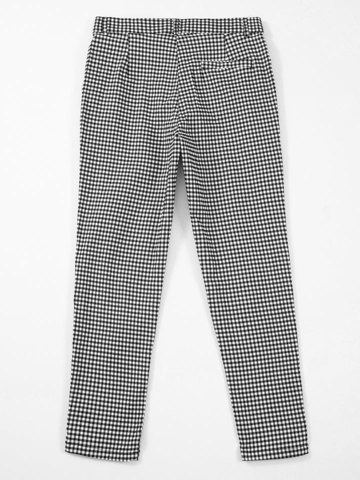 New Men's Plaid Casual Pants Business Social Suit Pants