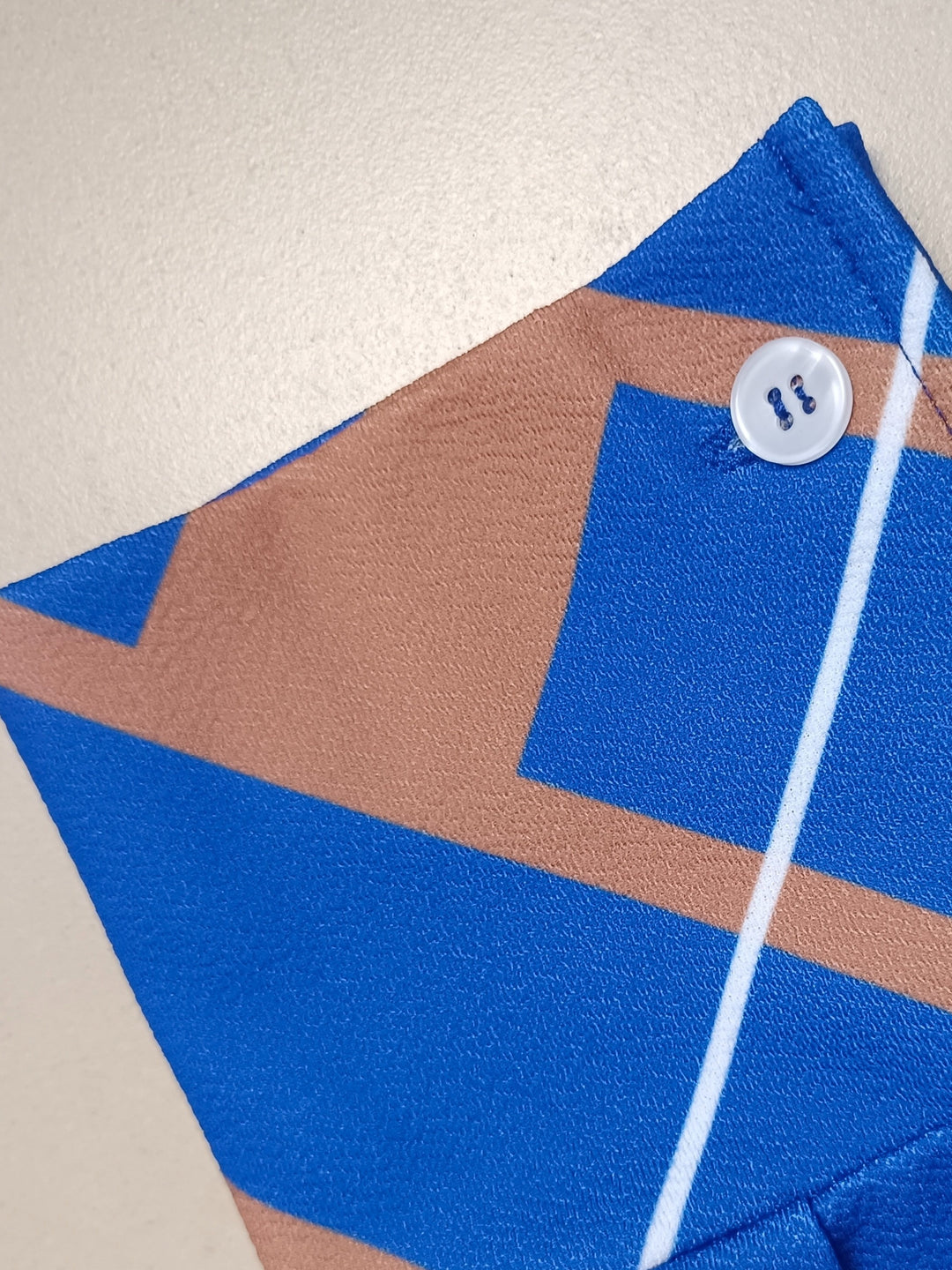 Plus Size Casual Outfits Set, Women's Plus Geometric Print Long Sleeve Round Neck Top & Pants Outfits 2 Piece Set