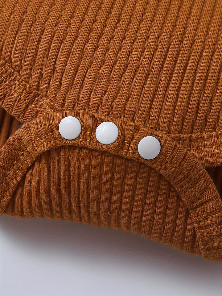 Newborn Baby Girl Outfits Fall Outfits, Infant Pit Striped Triangle Romper + Plaid Flared Pants With Headband Baby Winter Casual Outfits For 0-18 Months Babies