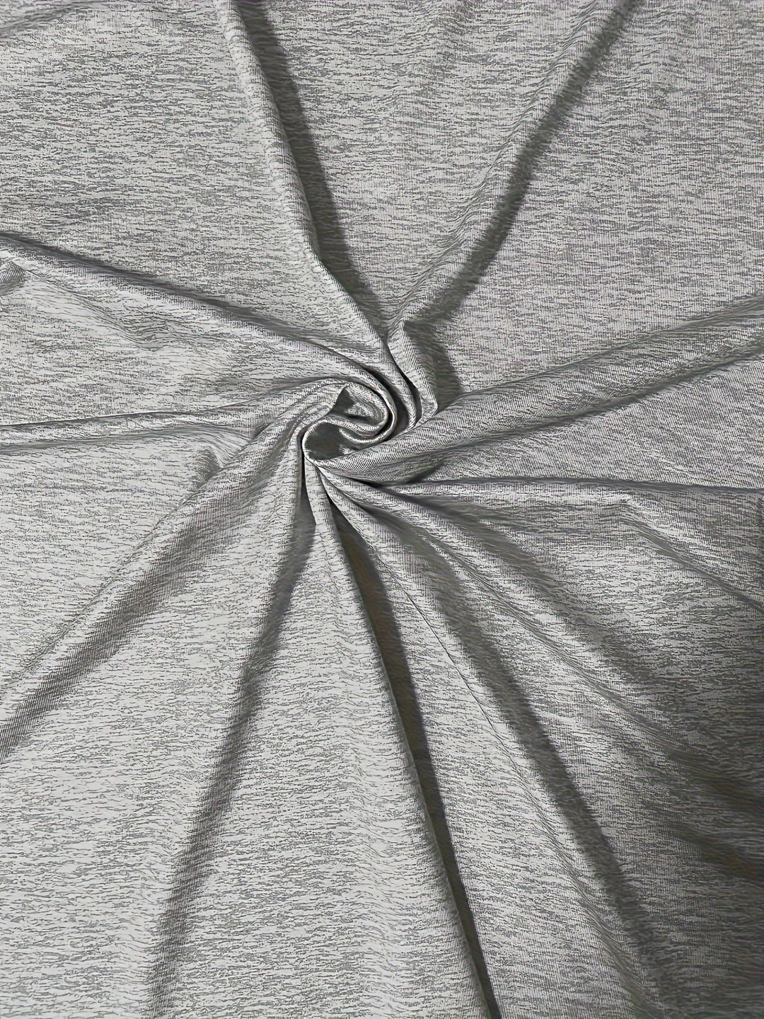 Plus Size Casual T-shirt, Women's Plus Heart Print Long Sleeve Round Neck Medium Stretch T-shirt