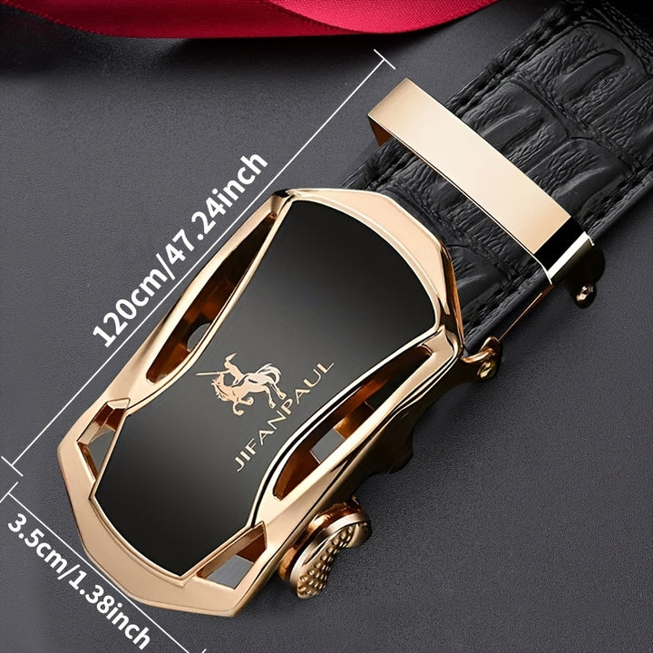 Men's Automatic Buckle Belt Suitable For Business Pants Trousers Jeans