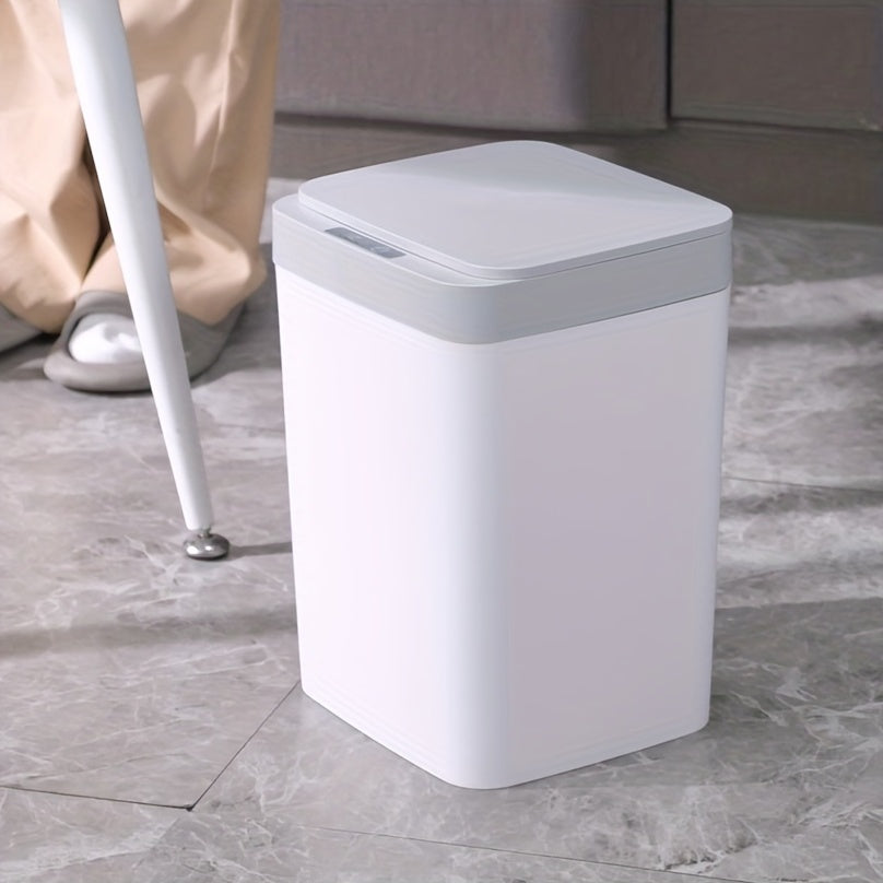 Smart Touchless Trash Can: Fully Automatic Multi-function Electric Touch Storage Bucket Automatic Motion Sensor Rubbish Bin With Lid, Electric Waterproof  For Home, Kitchen & Bathroom