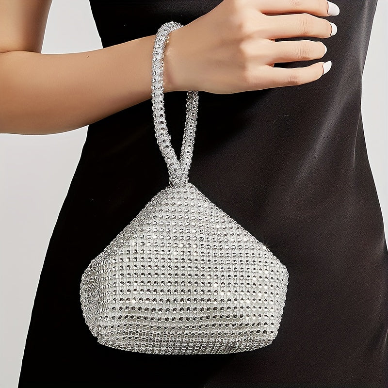 Sparkling Mini Rhinestone Clutch: The Perfect Accessory for Any Occasion
