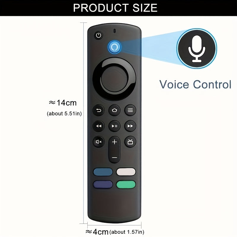 L5B83G Voice Remote Compatible With Flre TV (3rd Gen, Pendant Design), For TV Stick (2nd Gen,3r Gen,4K,4K Max), For TV Stick Lite, For TV Cube Remote (1st And 2nd Gen)