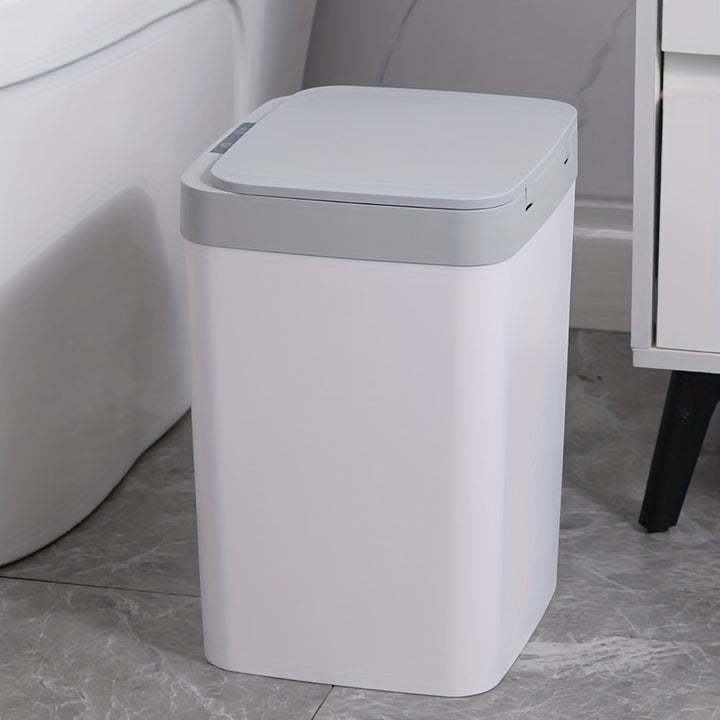 Smart Touchless Trash Can: Fully Automatic Multi-function Electric Touch Storage Bucket Automatic Motion Sensor Rubbish Bin With Lid, Electric Waterproof  For Home, Kitchen & Bathroom