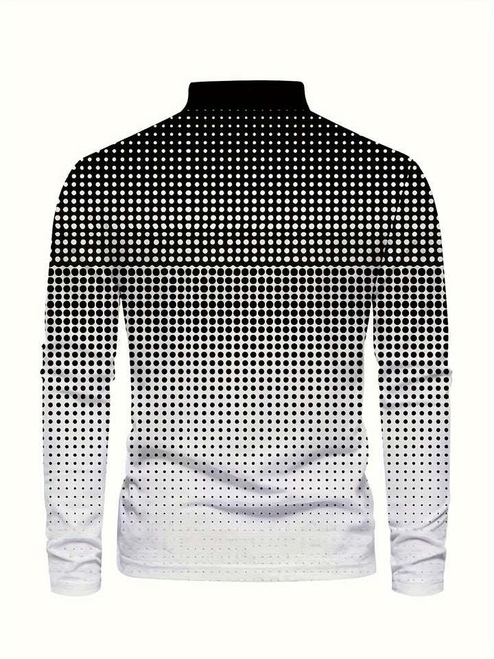 Men's Vintage Long Sleeve Lapel Shirt, Casual Slightly Stretch Lapel Button Up Lapel Shirt, Men's Clothing For Summer Outdoor