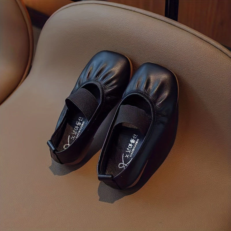 JIAGEYA Trendy Slip On Low Top Loafer Shoes For Girls, Lightweight Comfortable Non Slip Flat Shoes For Indoor Outdoor, All Seasons