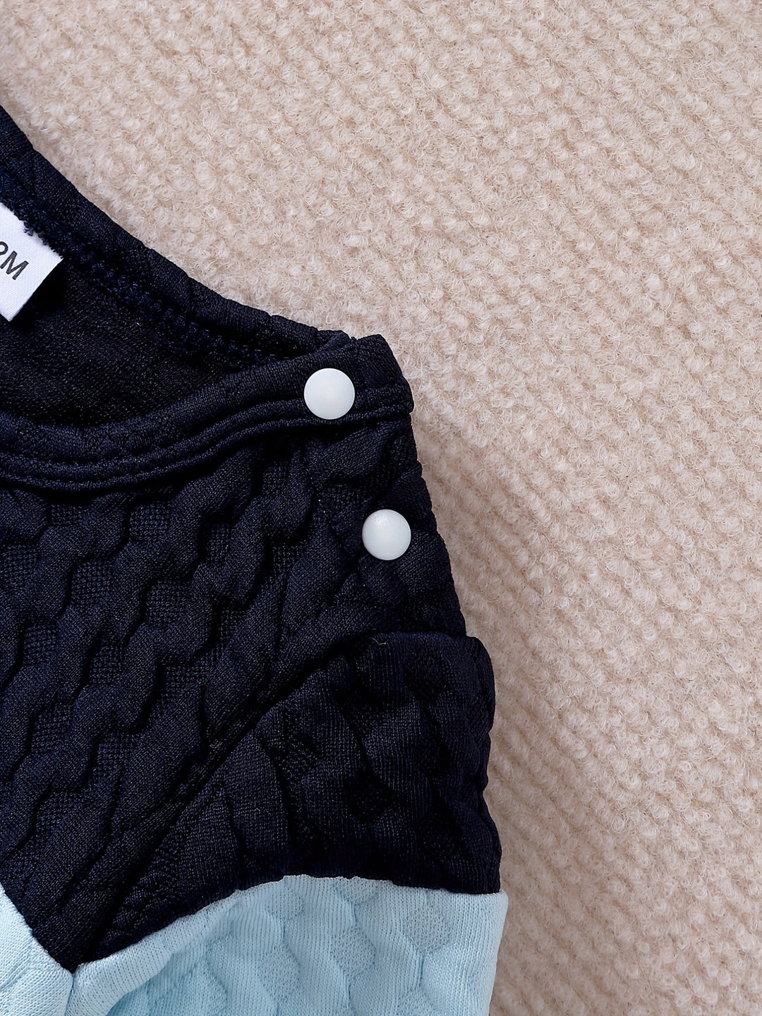 Toddler Baby Boys Stylish Outfit - Long Sleeve Stitching Pullover + Ripped Jeans Set