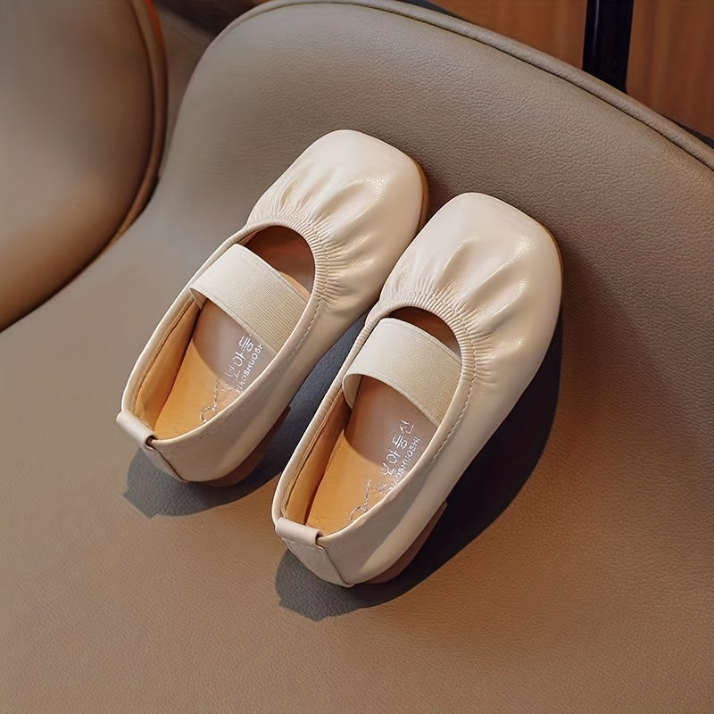 JIAGEYA Trendy Slip On Low Top Loafer Shoes For Girls, Lightweight Comfortable Non Slip Flat Shoes For Indoor Outdoor, All Seasons