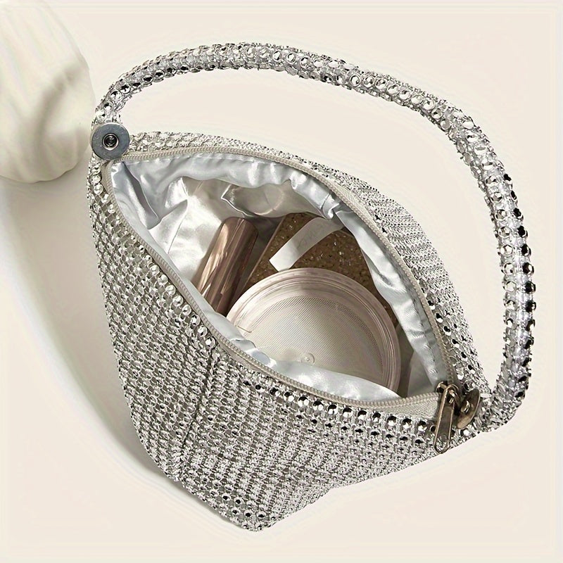 Sparkling Mini Rhinestone Clutch: The Perfect Accessory for Any Occasion