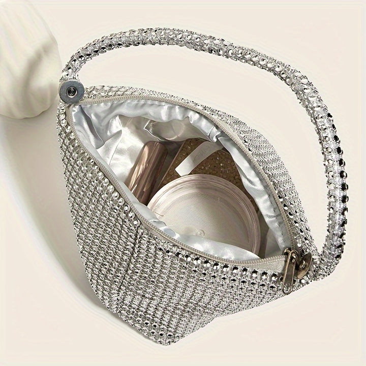 Sparkling Mini Rhinestone Clutch: The Perfect Accessory for Any Occasion