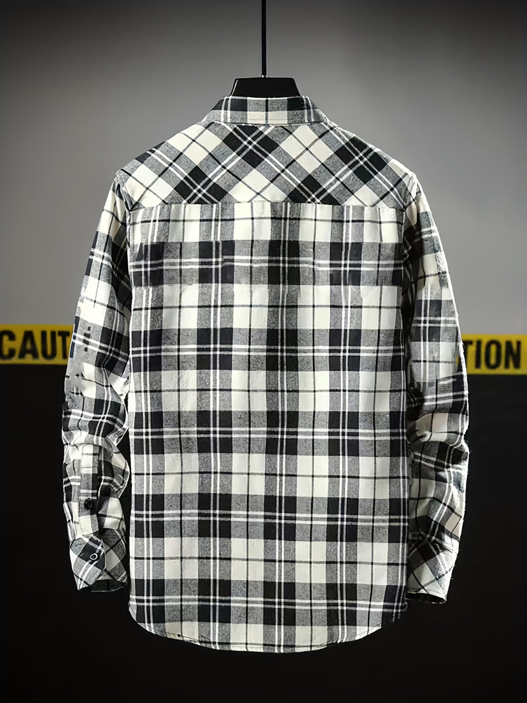 Classic Design Plaid Print Men's Casual Button Up Long Sleeve Shirt, Men's Clothes For Spring Summer Autumn, Tops For Men