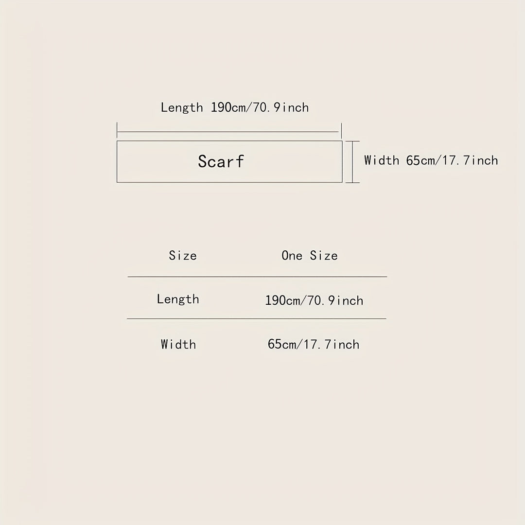 Stylish Jacquard Fringe Scarf Elegant Imitation Cashmere Warm Wrap Shawl Autumn Winter Thick Coldproof Unisex Scarf